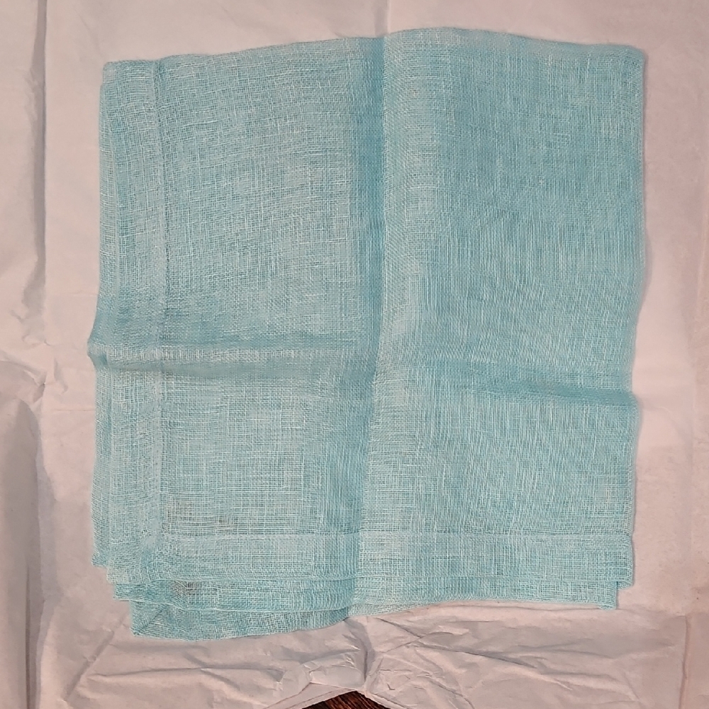Kim Seybert Seafoam Chambray Napkin - Picture 3 of 4